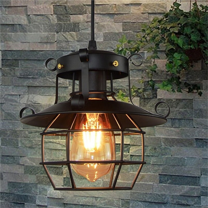 Retro Antik Industriell Lofttaklampa