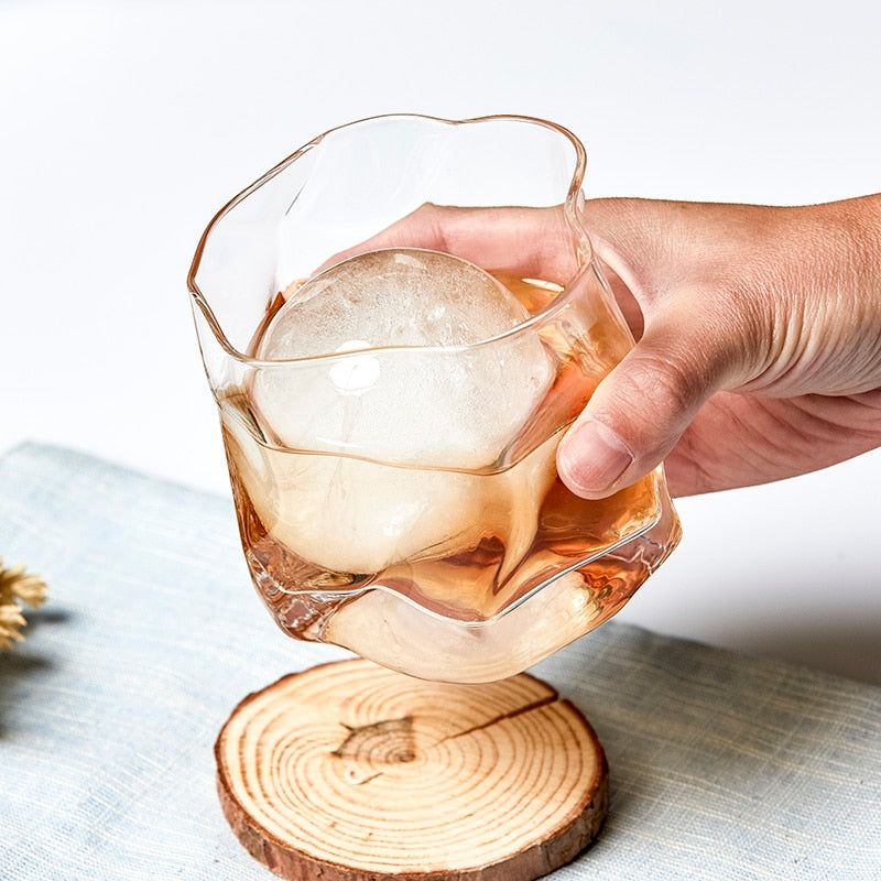 Förvrängd Textur Whiskyglas Set