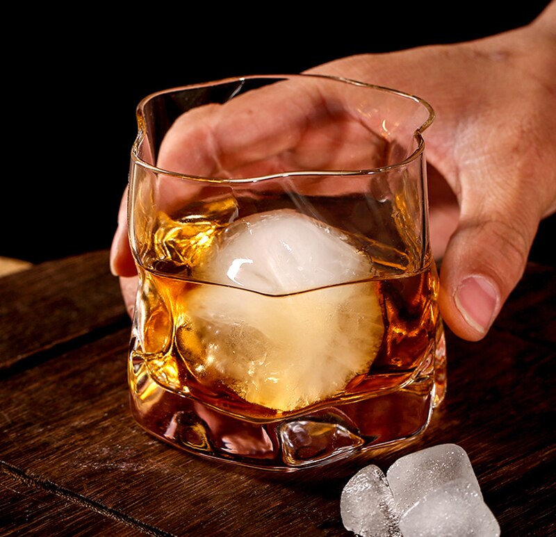 Förvrängd Textur Whiskyglas Set