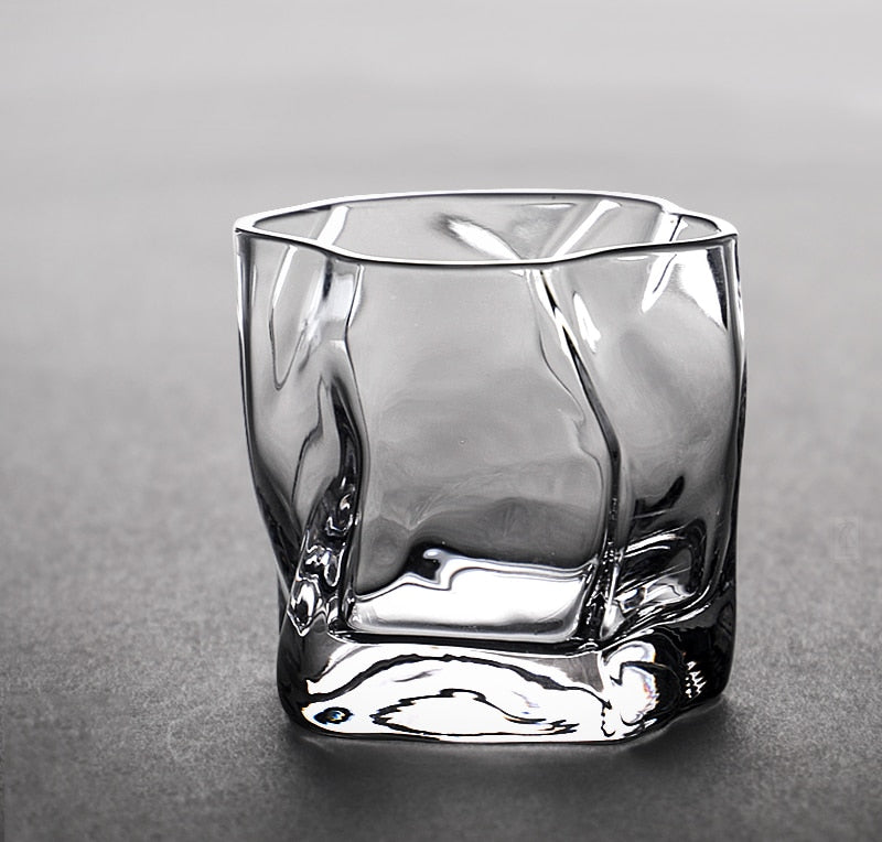Förvrängd Textur Whiskyglas Set