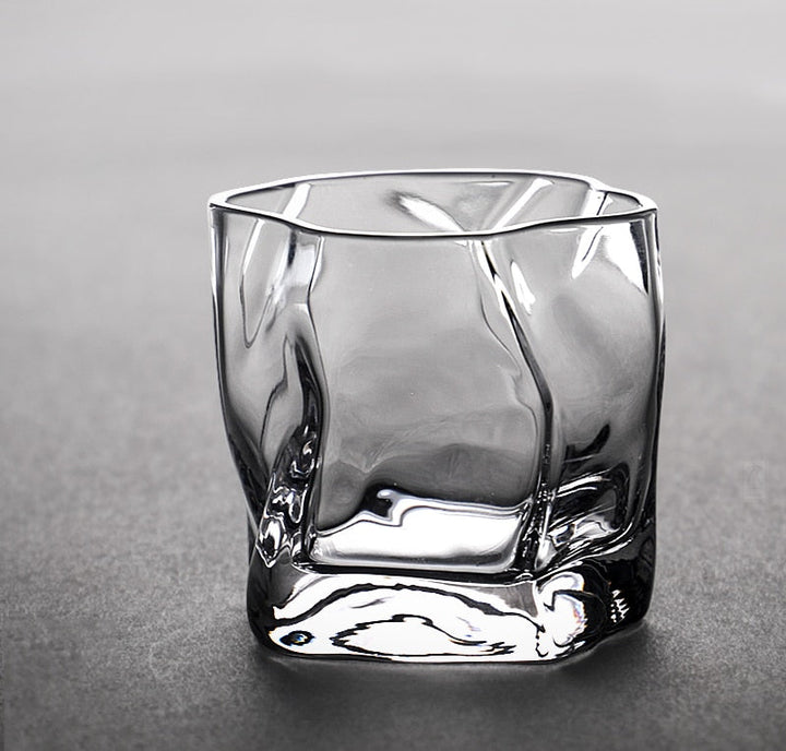 Förvrängd Textur Whiskyglas Set