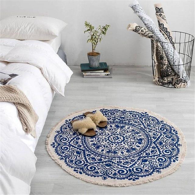 Marockansk Boho-matta med fransar