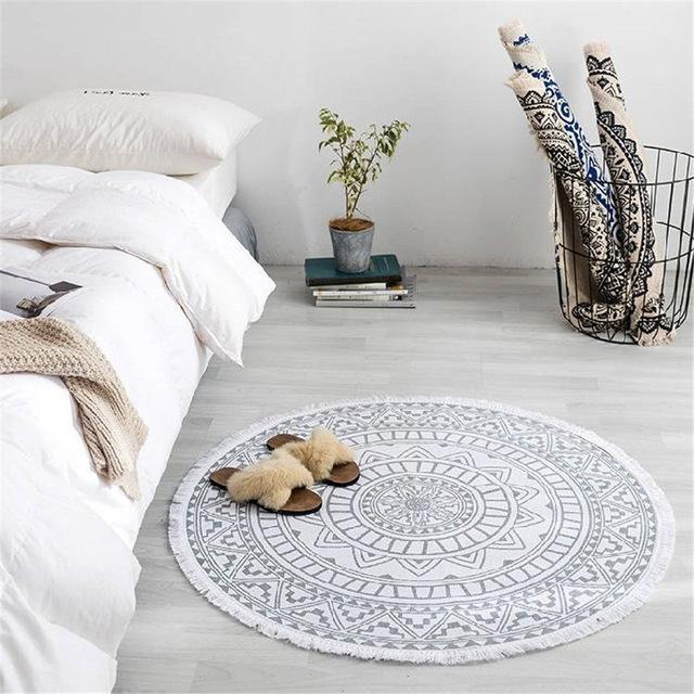Marockansk Boho-matta med fransar