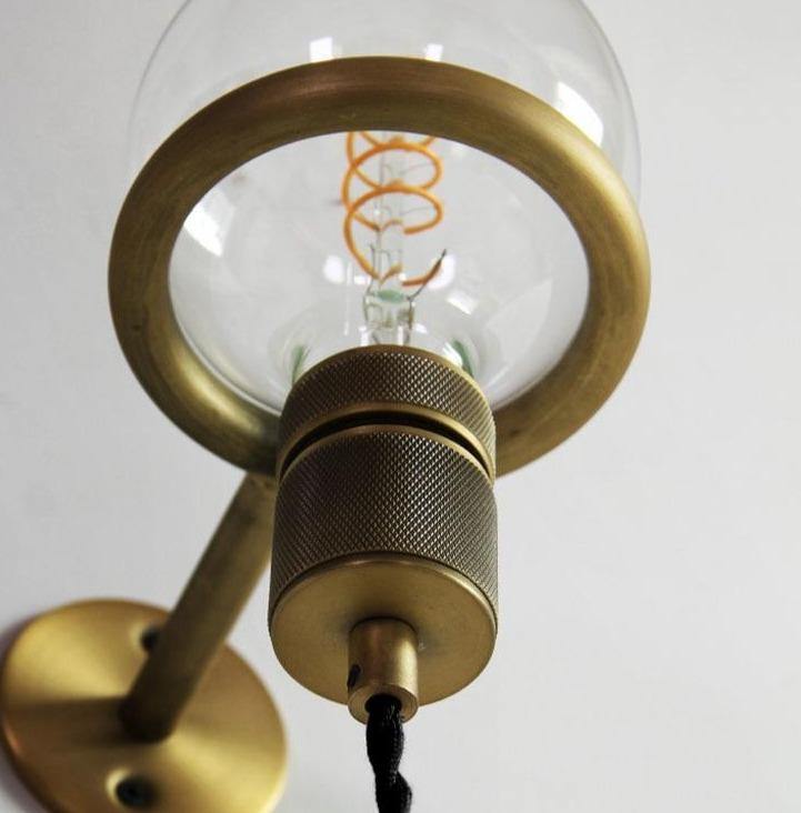 Nordisk Retro Ring Vägglampa med Spegel |
