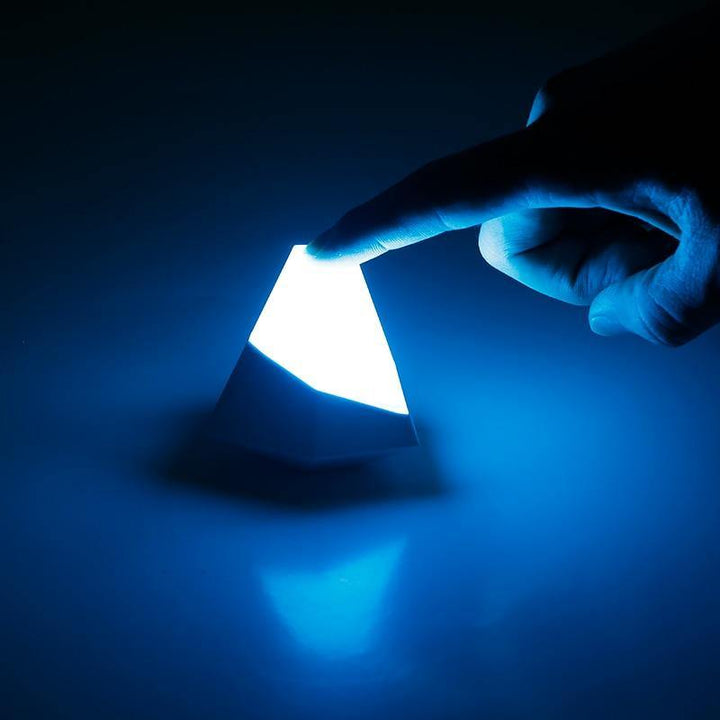2i1 Diamant LED Nattlampa Trådlös Laddare