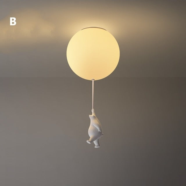Ballongbjörn Taklampa