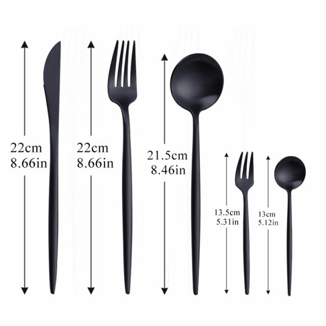 Modern Minimalist Bestickset