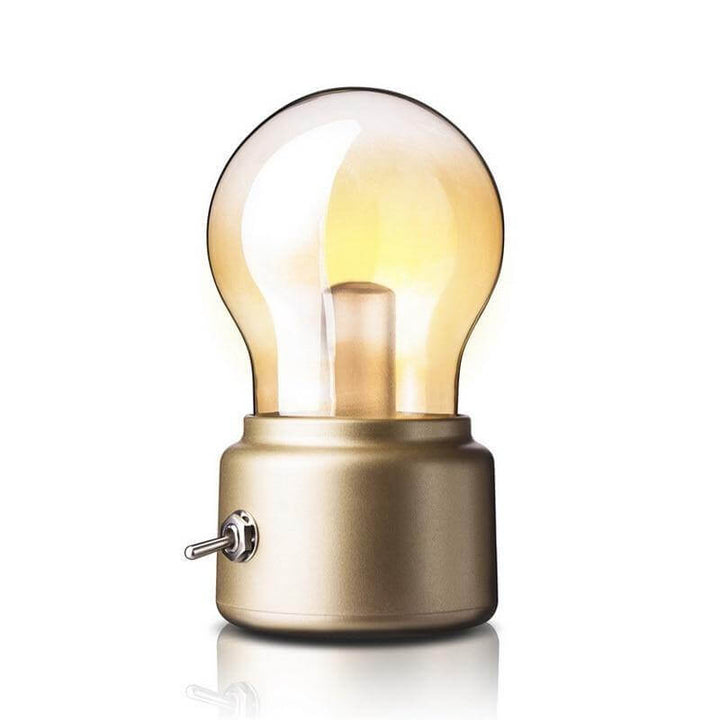 Vintage Lampa med Glödlampa