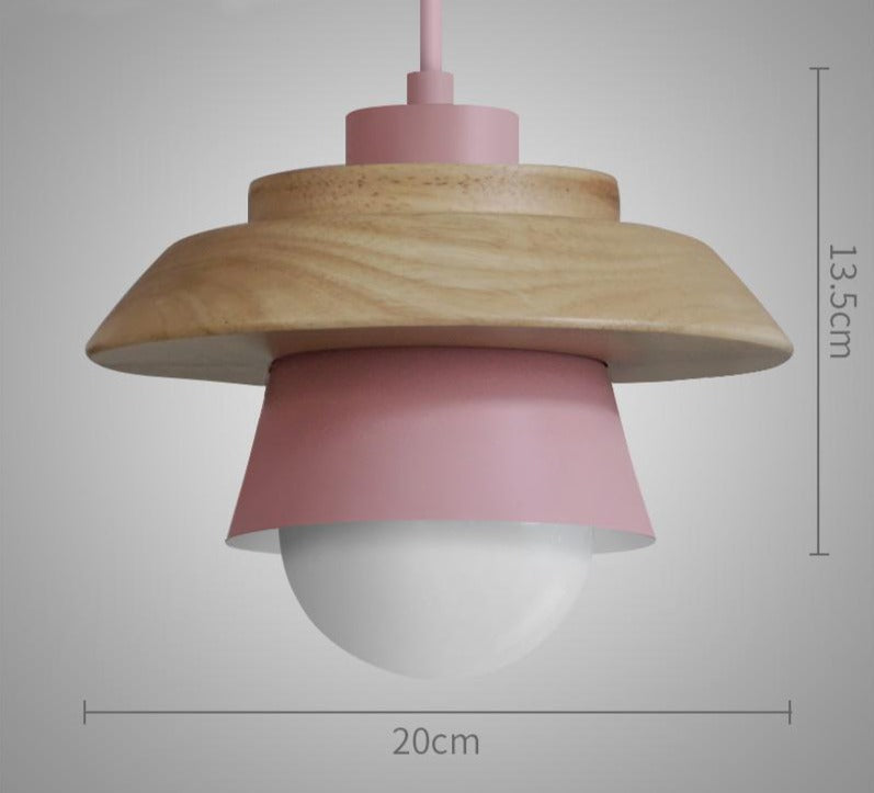 Modern Nordisk Trä Pendellampa