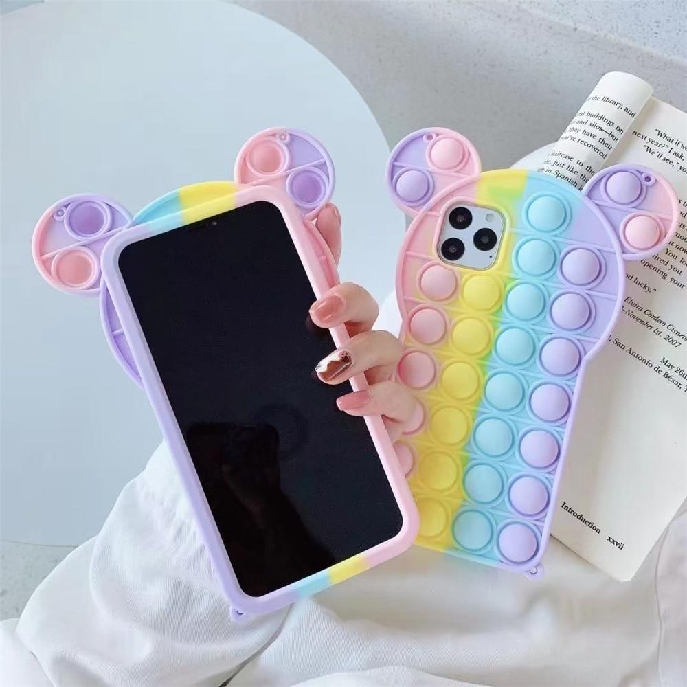 Micky Mouse Pop It iPhone-fodral |