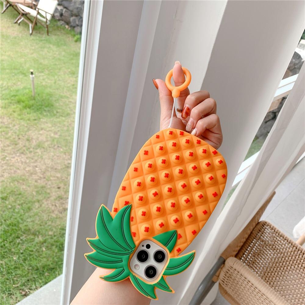 Ananas Pop It iPhone-fodral |