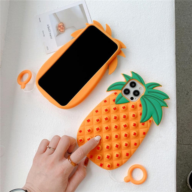 Ananas Pop It iPhone-fodral |
