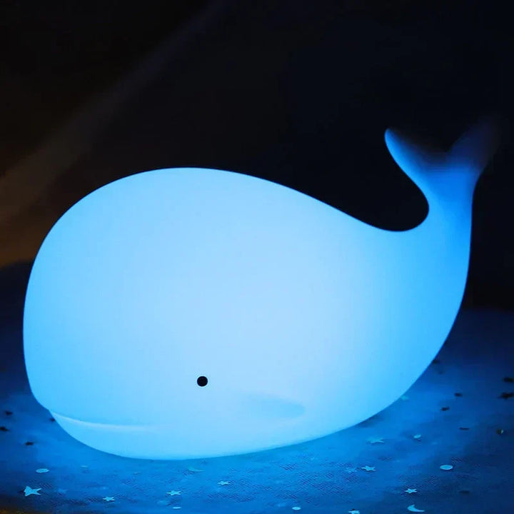 Söt Val Nattlampa med färgändring - GlowWhale