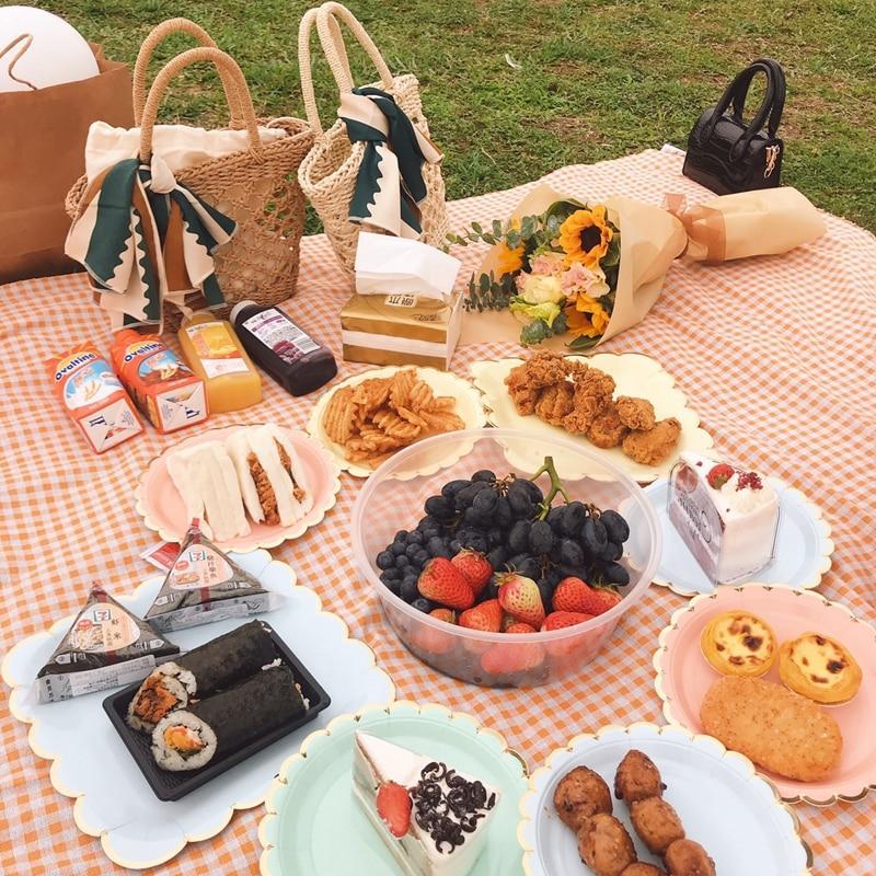 Clementine Gingham Picknickfilt