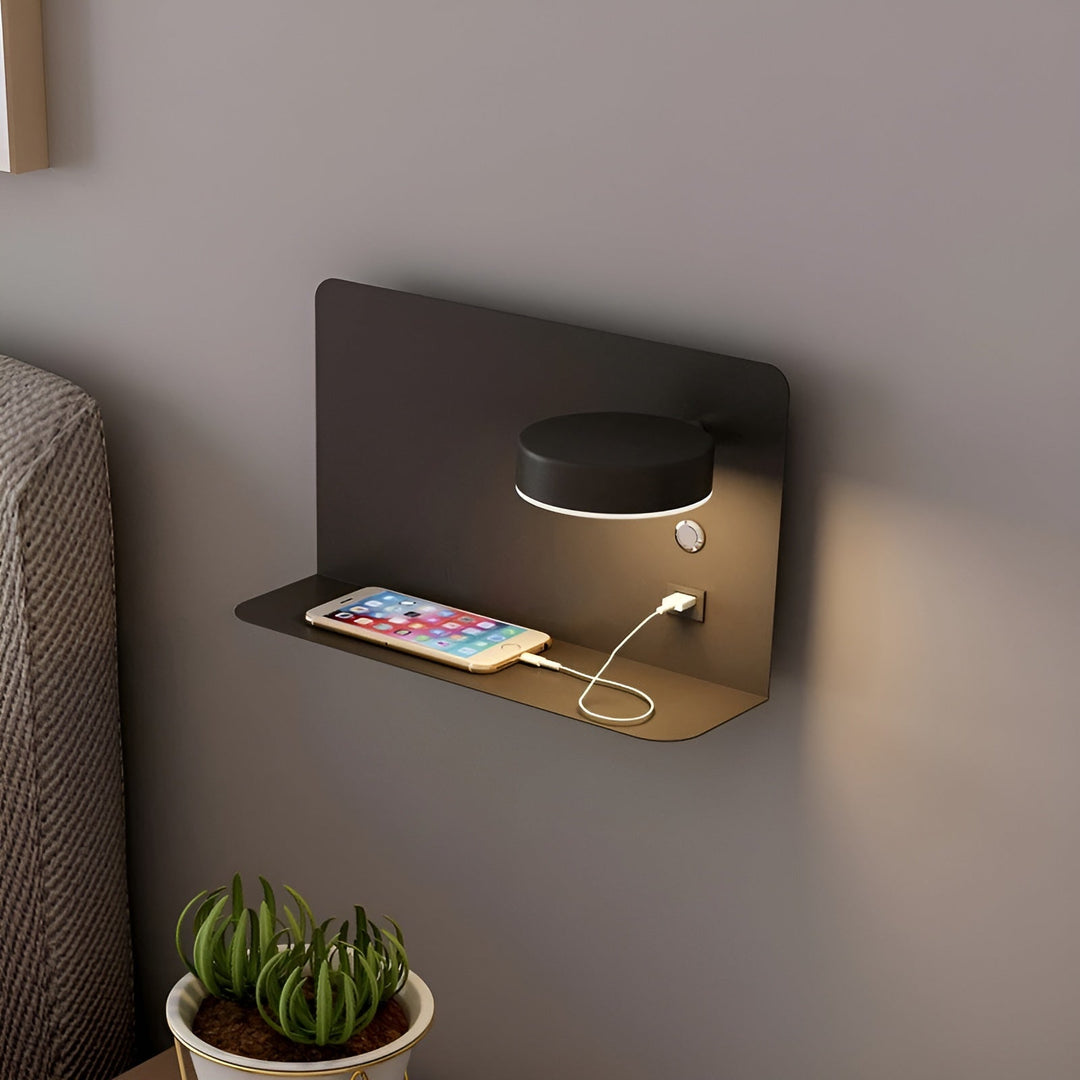 Vägglampa – Uppladdningsbar elegans med USB LED-belysning för en lyxig atmosfär