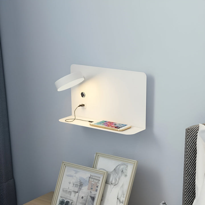 Vägglampa – Uppladdningsbar elegans med USB LED-belysning för en lyxig atmosfär