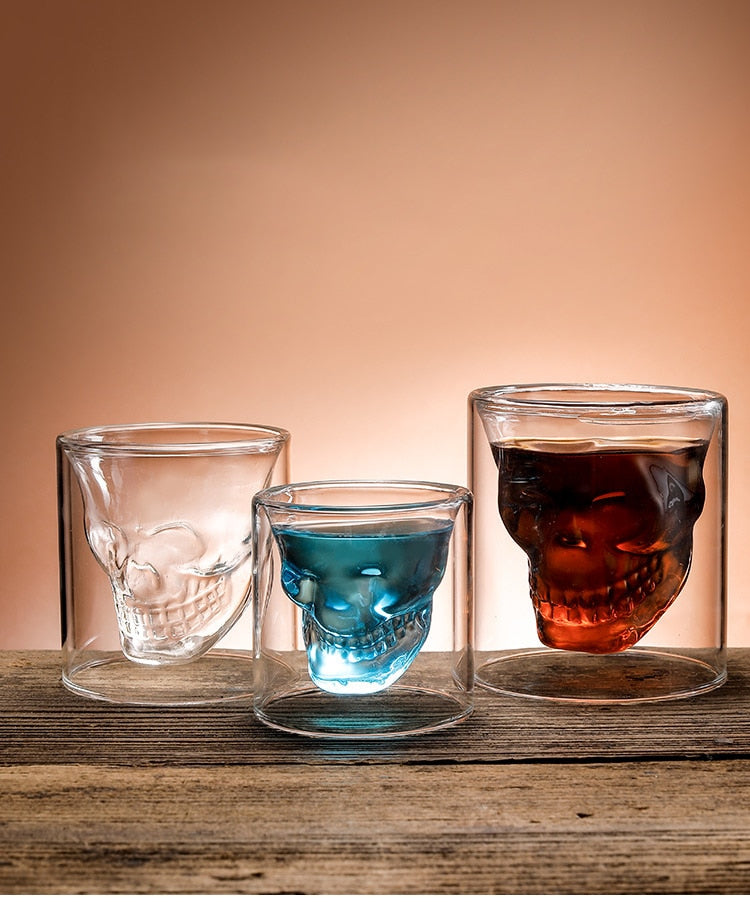 Håligt Dubbelskiktat Whiskeyglas