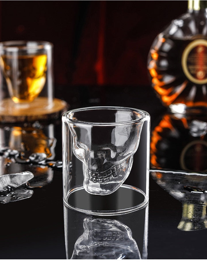 Håligt Dubbelskiktat Whiskeyglas