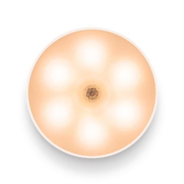 Uppladdningsbar Rörelsesensor LED USB Nattlampa