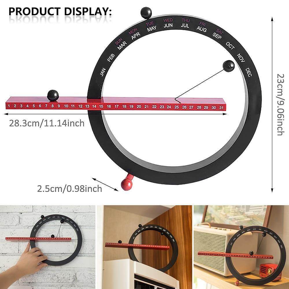 Vändbar Magnetisk Manuell Daglig Skrivbordskalender