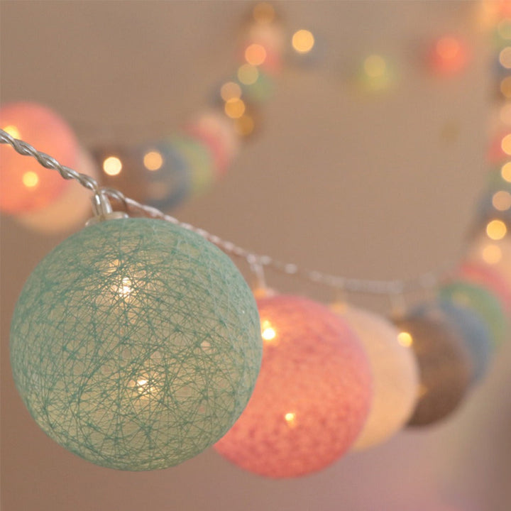 LED Bomullsboll Ljus