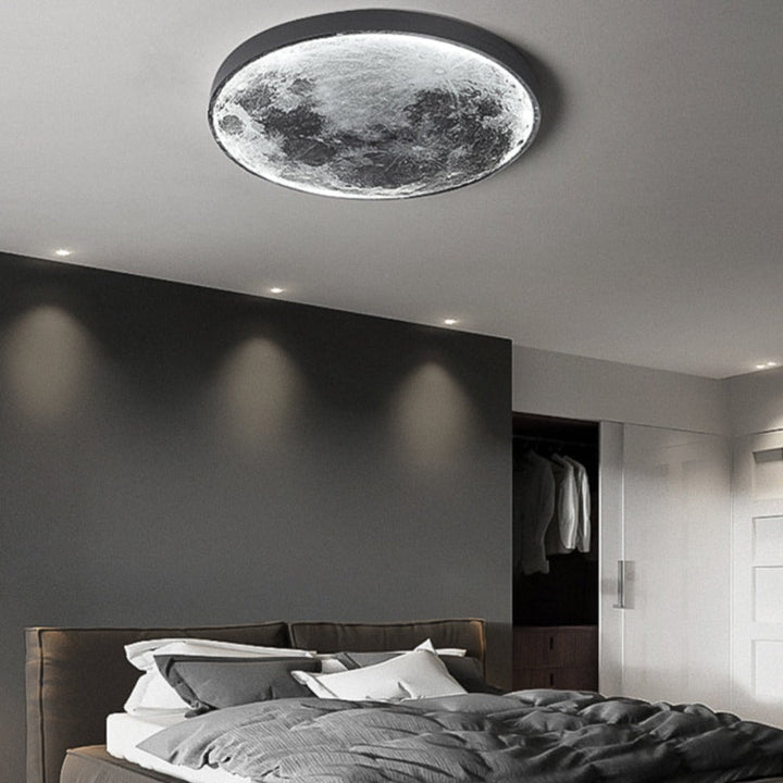 3D LED-måne eller jord tak- eller vägglampa