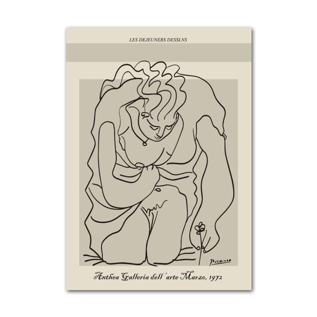 Henri Matisse Picasso Abstrakt Canvas