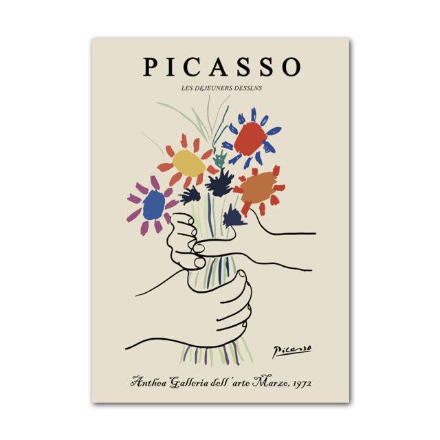 Henri Matisse Picasso Abstrakt Canvas