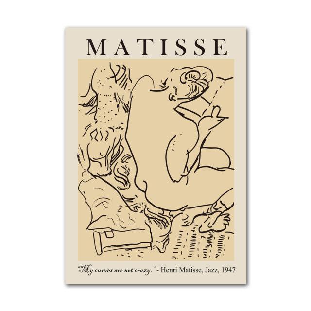 Henri Matisse Picasso Abstrakt Canvas