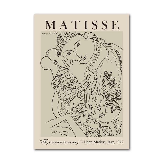 Henri Matisse Picasso Abstrakt Canvas