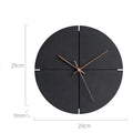 Elegant nordisk minimalistisk väggklocka