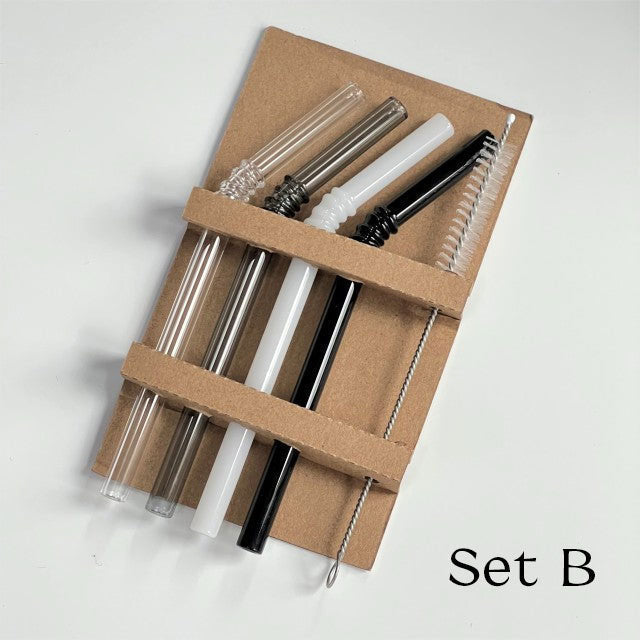 Glasstrå - Set om 4