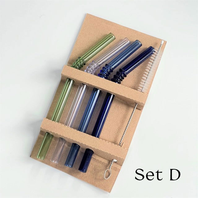 Glasstrå - Set om 4