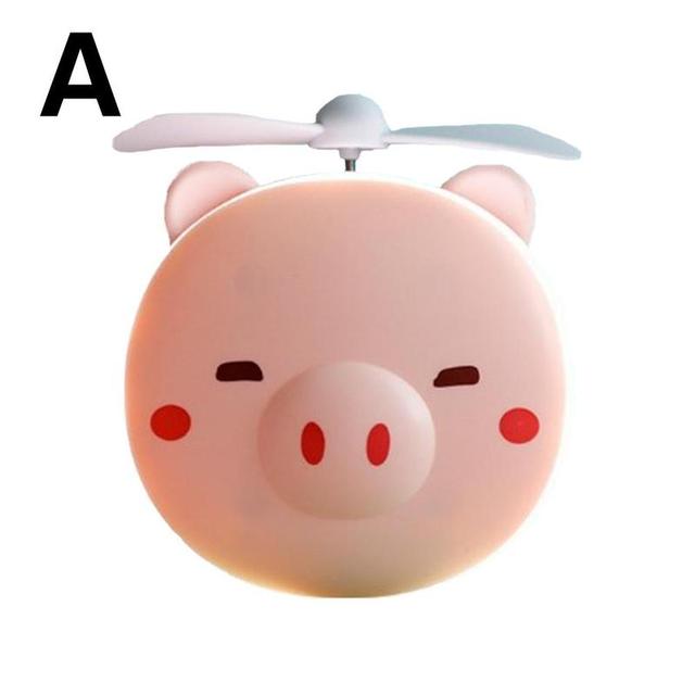 Uppladdningsbar Piggy Mini LED Sminkspegel