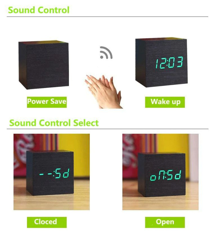 CUBE DIGITAL KLOCKA