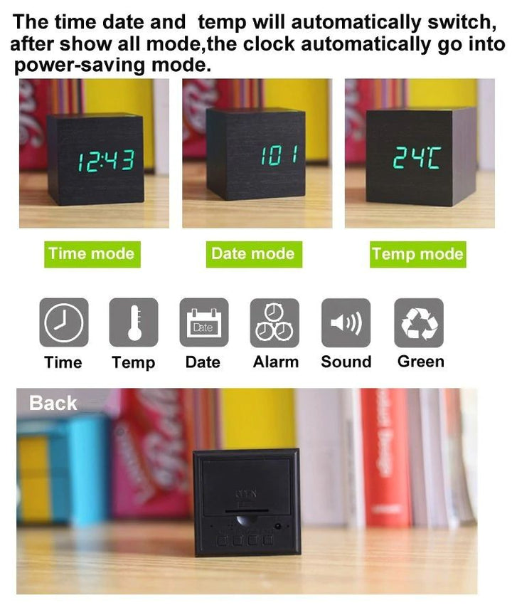 CUBE DIGITAL KLOCKA