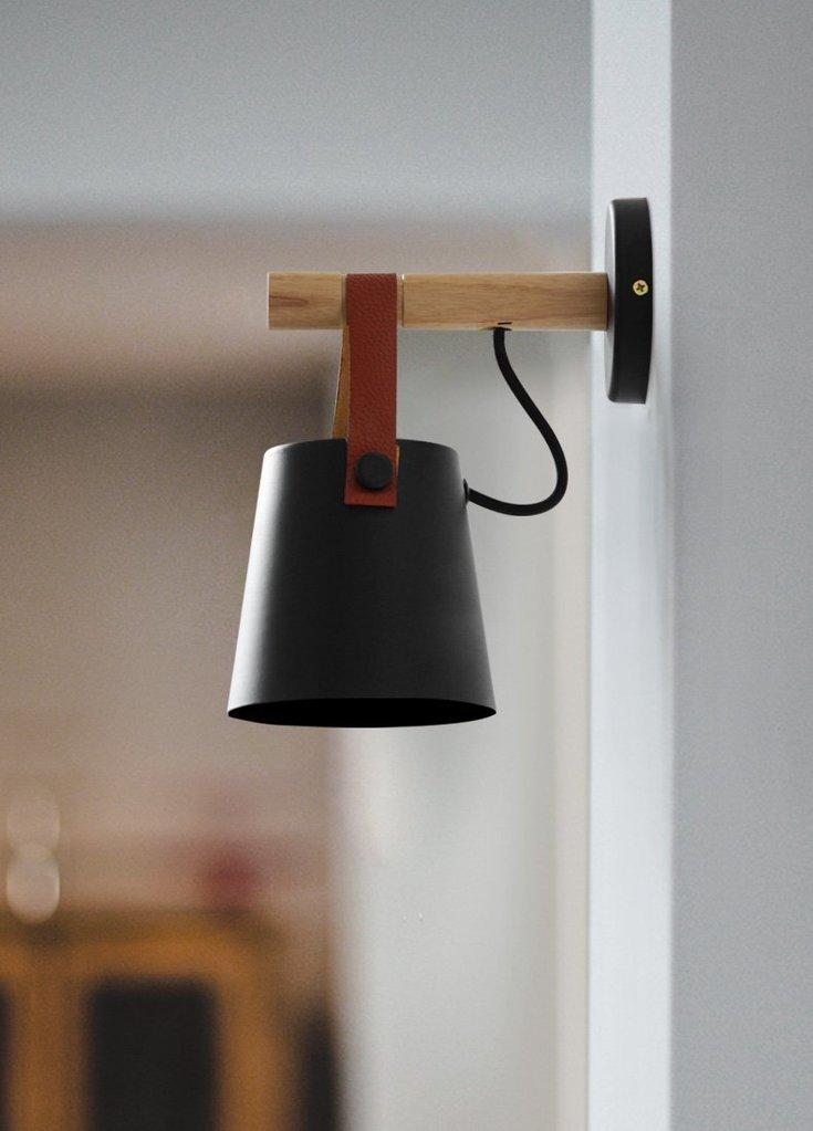 Trä Nordic Hängande Vägglampa