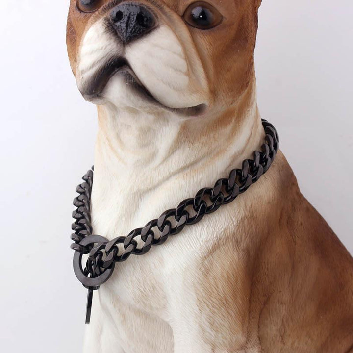 Stora Hip Hop Kedjor Hundhalsband 15mm