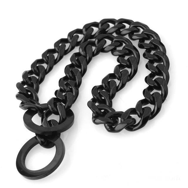 Stora Hip Hop Kedjor Hundhalsband 15mm