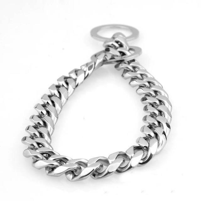 Stora Hip Hop Kedjor Hundhalsband 15mm