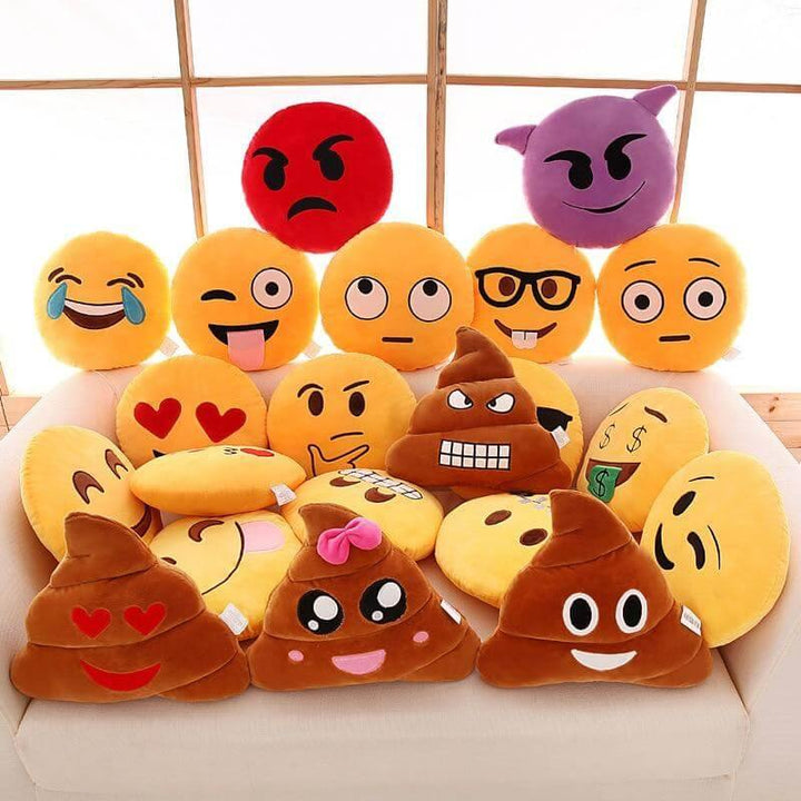 Komplett Emoji Set Kudde