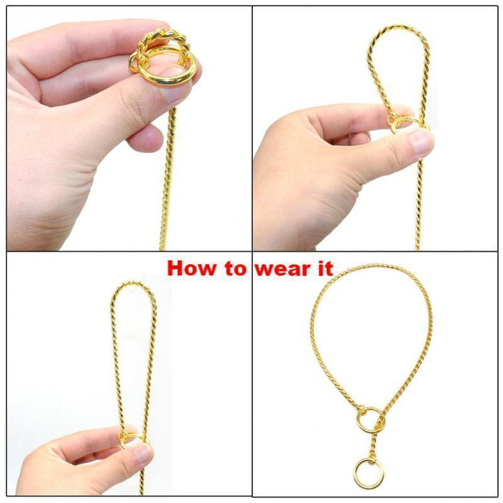 Stora Hip Hop Kedjor Hundhalsband 15mm