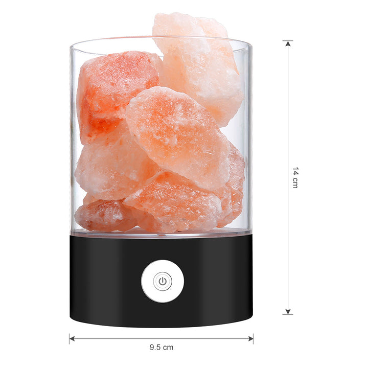 Himalayansk Salt Desk Lamp &amp; Luftrenare Vit