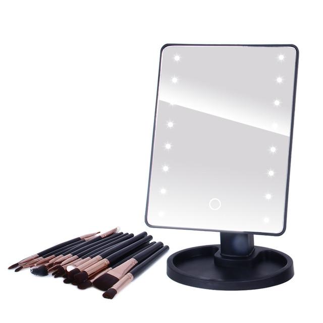 LED Ljusram Sminkspegel |