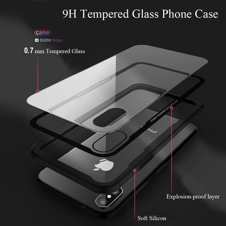Härdat Glas iPhone-fodral |