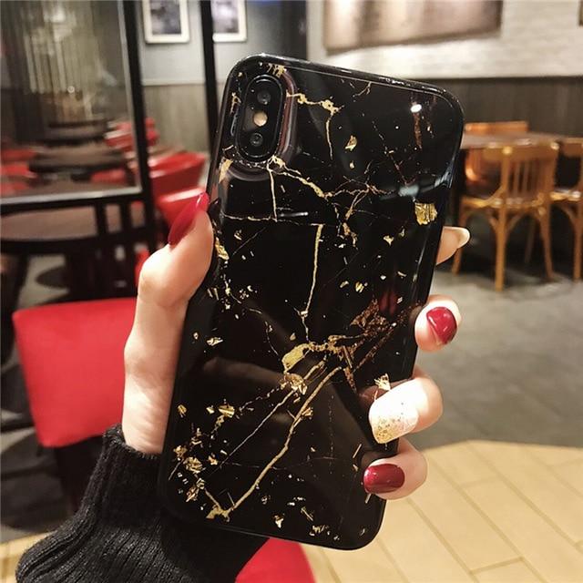 Marmor iPhone-fodral |