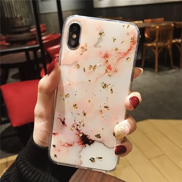 Marmor iPhone-fodral |