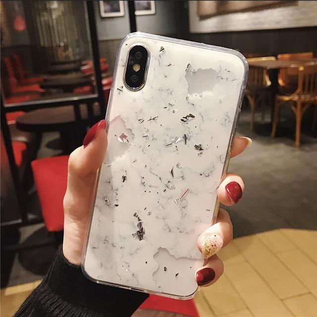 Marmor iPhone-fodral |