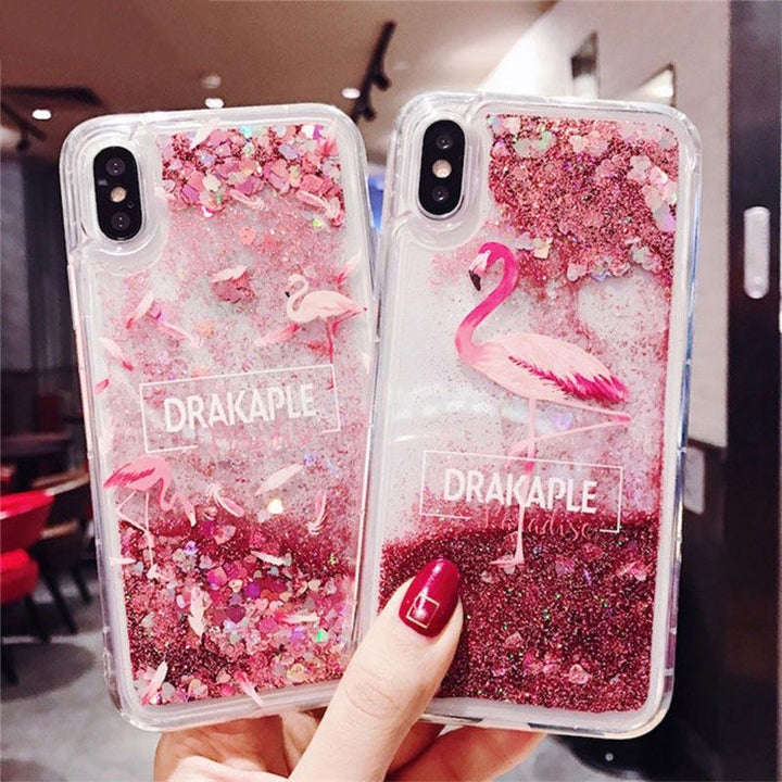 Snygg i Rosa Glittrande Telefonfodral |
