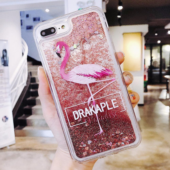Snygg i Rosa Glittrande Telefonfodral |